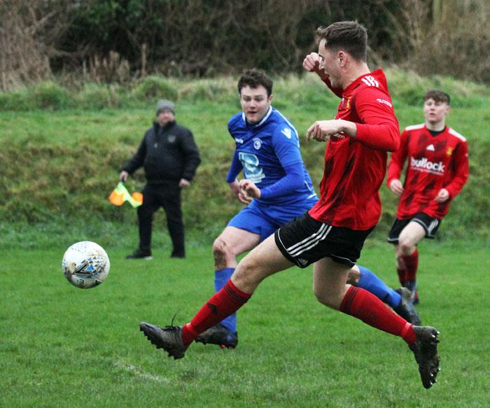 Adam Muskett scored eight goals for Carew at Narberth. Picture Susan McKehon